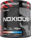 Noxious Extreme Nitric 산화물 부스터 펌프 전 운동 분말 | 내구시간 및 근육 건물 | 30 인분 (미국 팝)