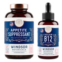 WINDSOR BOTANICALS는 체중 감소와 Vegan B12 액체 뭉치에 대 한 억제