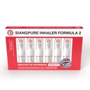 Siang 순수한 Aromatherapy Nasal 흡입기 - 냉각 Menthol, Peppermint 및 Eucalyptus 기름 - 알레르기, 소화 & Sinus 기복 (6 팩)