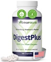 DigestPlus 소화 효소 - 소화 지원을위한 식물 기반 효소, 도움 Bloating & 가스 감소 - 영양 흡수를위한 순수한 효소 공식 - 소화 보충교재, 180 캡슐
