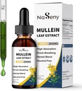 Lung Cleanse를 위한 Mullein 하락, Chlorophyll를 가진 Mullein 잎 추출물 액체는, 호흡기를 위한 초본 액체 하락 보충교재, Immune (60ml)를