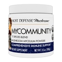 호스트 방어 MyCommunity 분말 - 17 Immune 지원을위한 사양 혼합 버섯 보충 - 라이온의 Mane, Reishi, Chaga, Cordyceps, 터키 꼬리 및 기타 - 100g (66 인분) *로 추출