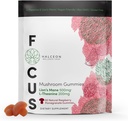Halceon Wellness Mushroom Gummies - 두뇌 건강을위한 Lion's Mane Mushroom 및 L-Theanine Supplement - Nootropic Mushroom Supplement - 초점을위한 Non-GMO Vegan Lion Mane Mushroom Gummies - 60 조사