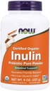 NOW Inulin Prebiotic Fos, 8 온스 (팩 2)