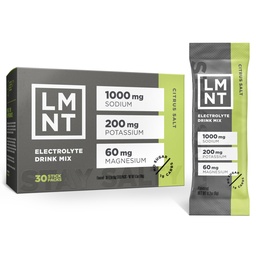 LMNT Zero Sugar Electrolytes - 시트러스 소금 | 음료 믹스 | 30-Count