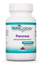 Nutricology Pancreas Pork 425mg 보충교재 - Pancreas 자연적인 Glandular, Pancreatic 효소, Amylase, Protease, Lipase, Hypoallergenic - 60 조사