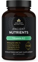 고대 영양 비타민 K2 보충교재, K2-90mcg K2의 Adaptogenic 허브, 효소는, 지원 심장 혈관 기능, Paleo & Keto 친절한, 60의 캡슐을 활성화했습니다