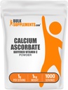 BulkSupplements.com 칼슘 아스코르브산염 분말 - 버퍼 비타민 C 보충교재, 칼슘 분말 - Vegan & 글루텐 무료, 서빙 당 1g, 1kg (2.2 파운드) (팩 1)