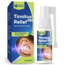 반지 귀를 위한 Tinnitus 기복, Tinnitus 기복 귀 방울, 자연적인 Tinnitus Rëliëf 살포, 감소 귀 소음 & 개량, 30 ml
