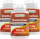 최고의 자연 Bromelain 500mg 120 정제 (120 개)