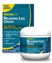 MagniLife Relaxing Leg Cream, Restless Leg, 통증, 자연적으로 Soothe Cramping, Discomfort 및 Lavender 및 Magnesium과의 투약 - 4oz