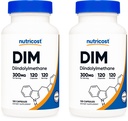 Nutricost DIM (Diindolylmethane) 300mg의 BioPerine (2 병)를 가진 120의 캡슐