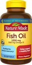 물고기 기름 1200mg, 100 Softgels의 심장 건강을 위한 물고기 기름 Omega 3 보충교재