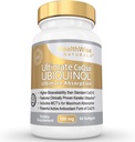 궁극적인 CoQ10 UBIQUINOL 100mg - 이상 4X 더 효과적인: 최대 흡수 & 힘 - 자유로운 비 GMO/Soy - Kaneka Ubiquinol - 60 액체 Softgels