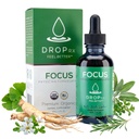 Dr. Nicole Saphier – Ginkgo Biloba & Ginseng, Bacopa, Rosemary & Sage for Memory Improvement and Brain Focus – Organic, Non-GMO, Vegan, Gluten-Free, Kosher, Made in USA (2 Fl Oz)