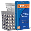 Medagel HISTAsolv Extra Strength DAO Enzyme 보충 - Eases Digestive Discomfort - 특허 기술 - 오스트리아에서 제작 - 60 팩