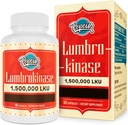 Lumbrokinase 200mg (최대 활동 1,500,000 LKU) - Nattokinase 보다는 더 효과적인 Lumbrokinase 효소 보충교재 - 90의 캡슐