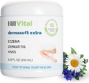어린이를위한 HillVital Eczema 크림 - 성인, 허브 아기 Eczema 구호, 이치 구호 Hives 치료, 안티 이치 로션 및 Seborrheic Dermatitis 발름 8.5 fl oz에 대한 모이스처 라이저