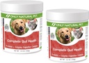 자연적인 애완 동물 완전한 Gut 건강 단지 - Probiotics & 개 & 고양이를 위한 소화 효소 보충교재 - 건강한 소화, 면역 체계, 영양 흡수를 승진시킵니다 -3.5oz 분말 (포장 2)