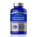 Piping Rock Glucosamine Chondroitin MSM Turmeric | 180 모자 | 트리플 강도 | 고급 보충 | 비 GMO, 글루텐 프리