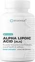 알파 Lipoic 산 650mg의 지원 산화 방지제 건강과 전반적인 건강을, 승진시킵니다 전반적인 건강 & 웰니스, ALA 60 캡슐 - 미국에서 만드는 - Vegan, 비 GMO, 글루텐 자유로운