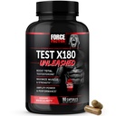 FORCE FACTOR 시험 X180 근육을 건설하는 남자를 위한 Unleashed 테스토스테론 승압기, 증가 힘 및 개량 성과, 남자의 건강을 위한 테스토스테론 보충교재, 90의 캡슐