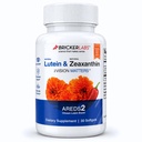 Bricker Labs Natural Lutein + Zeaxanthin Eye Supplement - Macular Carotenoids, Superior Bioavailability, AREDS2 Chosen Lutein Source와 함께 눈, 두뇌 및 피부 건강을 지원합니다. 60 Soft Gels