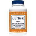 비타민 Shoppe L-Lysine 500MG 한 번 매일 (300 캡슐)