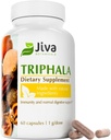 Jiva Botanicals Triphala 보충 - Amalaki, Bibhitaki 및 Haritaki 분말로 만든 Triphala 캡슐 정상 소화 건강 및 정상 면역 체계 - 60 캡슐