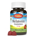 Carlson - Melatonin Gummies, 2.5 mg, 건강한 수면, Relaxation, 자연적인 딸기 풍미, 60 Gummies를 승진시킵니다
