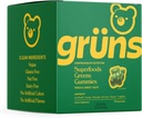 Gruns Super Greens Gummy Bears - 유기 Spirulina 및 Chlorella, 소화 건강, 20 + 비타민 및 미네랄을위한 Prebiotics - 30 향료 - 240 구미