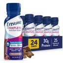 COMPLETE 우유 초콜렛 영양 쉐이크, 완전, 균형 잡힌 식사 교체, 음료, 30g 단백질, 25 비타민 및 미네랄, 10 fl oz - 24 팩