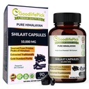 순수한 Himalayan Shilajit 캡슐. Trace Mineral & Fulvic Acid의 최대 강도 천연 Shilajit Rich. 높은 고도 Sourcing. 비 GMO 90ct. 전통적으로 냄새 없음