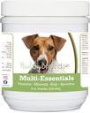 건강한 Breeds Jack Russell Terrier Multi-Essentials Powder for Dogs - 비타민, 미네랄 및 산화제의 이상적인 보충 - 8 oz