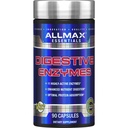 ALLMAX Digestive ENZYMES - 90 캡슐 - 향상된 영양성 소화 및 최적의 단백질 흡수 - 11 Highly Active Enzymes - 90 서빙