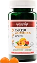 NatureWise CoQ10 Gummies 100mg - 복숭아 망고 맛 - 심장 건강 및 산화 활동을위한 보충 - Pectin 기반, Vegan, Soy 및 글루텐 무료, Non-GMO - 60 카운트 [1 개월 공급]