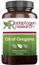 Oregano Softgels의 기름 - 높게 집중된 Carvacrol를 가진 Oregano 기름 보충교재 - Intestinal 정화 지원 - 작은 알약 (60 Softgels) 금