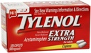 Tylenol 여분 힘 Acetaminophen, 500 mg 모자, 100 조사