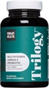 Vibrant 건강, Trilogy, Probiotic Multivitamin는 Omega-3, 비타민 A, B12, C, D3, E, 셀렌, 마그네슘 및 아연의 필수 혼합을 가진, 30의 서빙