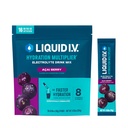 액체 I.V.® Hydration Multiplier® - Açaí Berry - Hydration Powder Packets | Electrolyte Powder Drink Mix | 편리한 Single-Serving Stick | Non-GMO | 16 서빙 (12장)