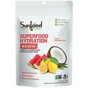 Sunfood Superfood Hydration Renew- Coconut Water Powder, 레몬, 바다 소금 및 무기물, 깨끗한 유기 전자 음료 혼합 - 8 oz Bag