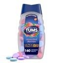 TUMS Ultra Strength Chewable Antacid Tablets for Heartburn Relief and Acid Indigestion Relief, Assorted Berries - 160 개