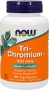 지금 음식 - Tri-Chromium 500 mcg. - 180 채식 캡슐