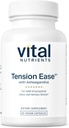 비탈 Nutrients Tension Ease with Ashwagandha | Occasional Stress and Nervous Tension의 구호를 위한 스트레스 완화 보충 | 글루텐, 다이어리, Soy Free | Non-GMO | 60 캡슐