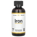 캘리포니아 골드 영양 철, Ferrous Bisglycinate 킬레이트와 노란색 독 루트, 4 fl oz (118 ml)