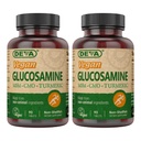 DEVA Vegan Glucosamine-MSM-CMO & Turmeric 보충교재 - 글루텐 자유로운 식물 근거한 영양 보충교재 - 90의 정제 (포장 2)