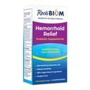 피부 Soothing 자연적인 성분, 빠른 기복을 가진 RectiBiom Probiotic Hemorrhoid 기복 좌약. Hyaluronic 산과 심황 추출물, Vegan, 글루텐 자유로운 정립
