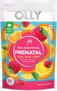 OLLY Prenatal Multivitamin 거미, 건강한 성장과 뇌 발달, Folic 산, 비타민 D, Omega 3 DHA, Chewable 보충교재, 감귤류 맛, 40 일 공급 - 80의 조사 주머니