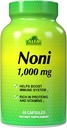 ALFA VITAMINS Noni 1000 Mg 60 캡슐 - 몸의 최적의 기능을위한 토닉 - 산화 방지제