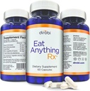 Dirobi는 아무것도 Xylose Isomerase Fructose Malabsorption 효소, FODMAP 보충교재, 더 나은 Lactose, 지방, 단백질 & 탄수화물 소화 가스 & Bloating 60의 캡슐을 위한 소화 효소를 먹습니다